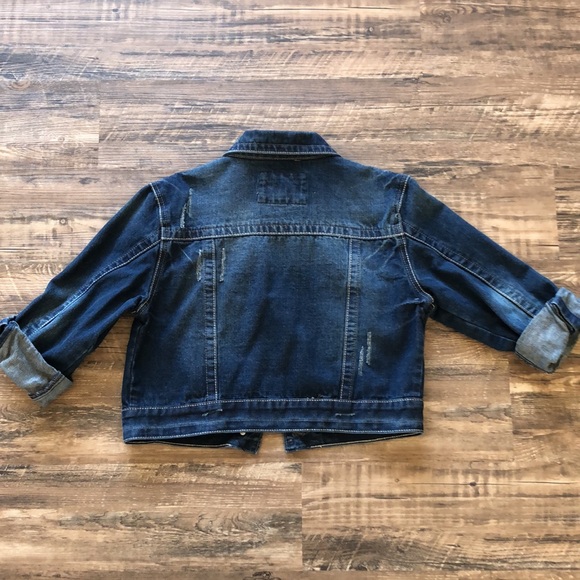 Rue21 Jackets & Coats Rue 2 Crop Distressed Jean Jacket Poshmark